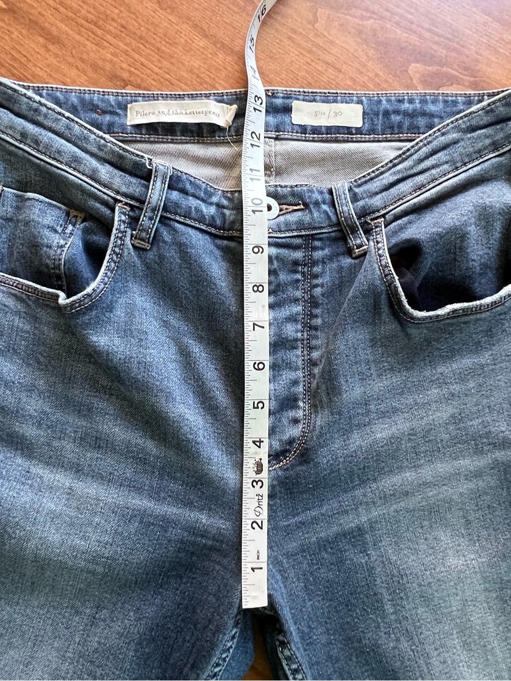 Anthropologie Pilcro and the Letterpress Sequined Flared Jeans Size 30 - Picture 7 of 13